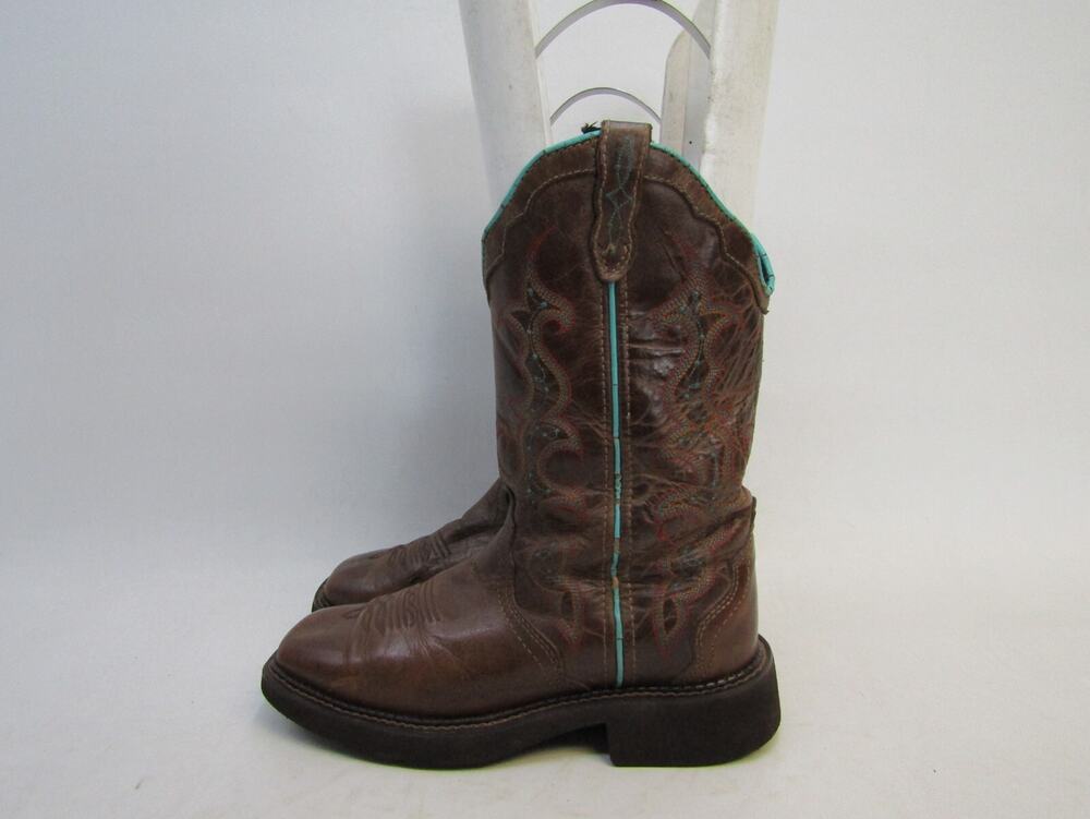 Justin Gypsy Womens Size 7.5 B Brown Leather Cowboy Western Boots